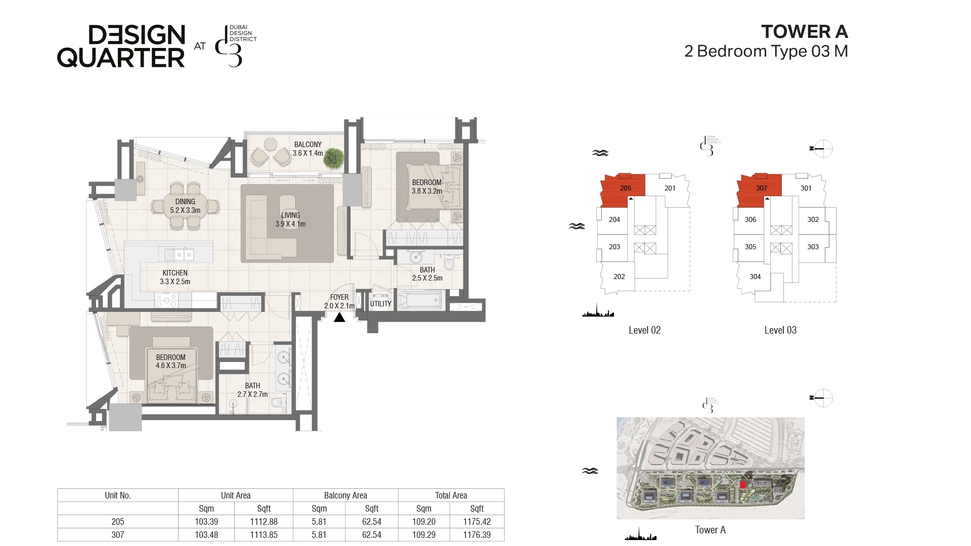 2 BR - Type B